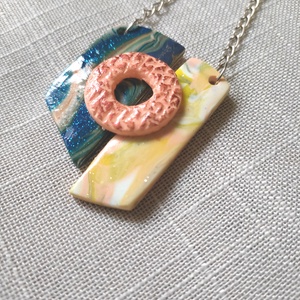 Asszimetrikus medál - ékszer - nyaklánc - medálos nyaklánc - Meska.hu