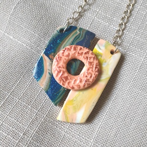 Asszimetrikus medál - ékszer - nyaklánc - medálos nyaklánc - Meska.hu