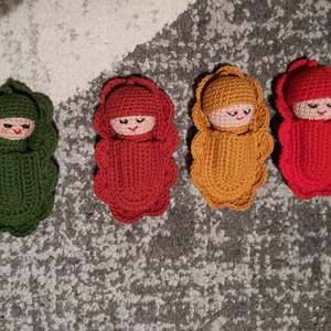 Makk babák (12cm) - horgolt játékfigurák - játék & sport - plüssállat & játékfigura - más figura - Meska.hu