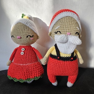 Télanyó és Telapó - horgolt játékfigura - játék & sport - plüssállat & játékfigura - nyuszi - Meska.hu