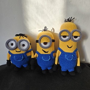 Minionok - horgolt játékfigura - Meska.hu