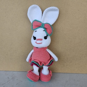 Masnis nyuszi - horgolt játékfigura, Játék & Sport, Plüssállat & Játékfigura, Nyuszi, Horgolás, MESKA
