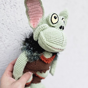 Gyagyás Tódi - horgolt játékfigura - játék & sport - plüssállat & játékfigura - nyuszi - Meska.hu