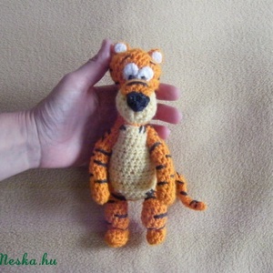 Tigris - horgolt figura , Micimackó barátja -  - Meska.hu