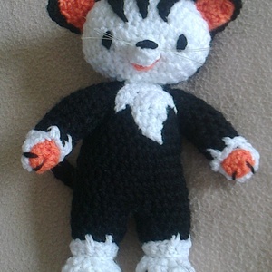 Horgolt cica - Meska.hu