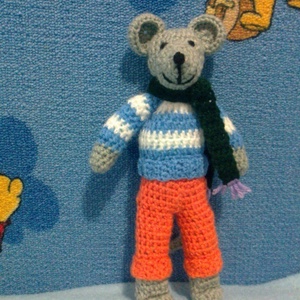 Rumini - horgolt kisegér  RENDELHETŐ -  - Meska.hu