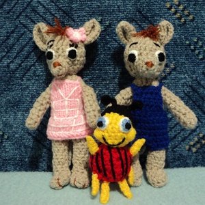  JoNaLu horgolt figurák vendeg250604 -  - Meska.hu