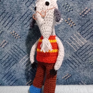 Horgolt Mekk Elek figura - játék & sport - baba & babaház - baba - Meska.hu