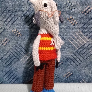 Horgolt Mekk Elek figura - játék & sport - baba & babaház - baba - Meska.hu