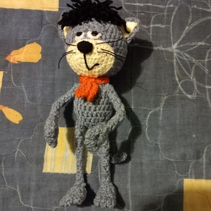 Retro mesefigura, cica - játék & sport - plüssállat & játékfigura - cica - Meska.hu