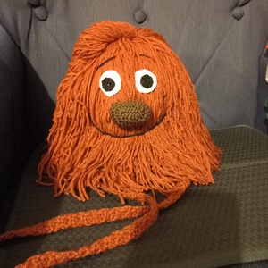 Pompom -fejre tehető retro mesefigura - játék & sport - plüssállat & játékfigura - plüss mesefigurák - Meska.hu