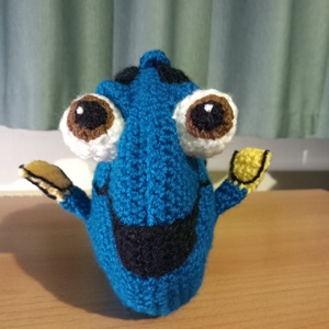 Horgolt mesefigura, halacska - játék & sport - plüssállat & játékfigura - plüss mesefigurák - Meska.hu