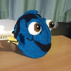 Horgolt mesefigura, halacska - játék & sport - plüssállat & játékfigura - plüss mesefigurák - Meska.hu