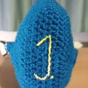 Horgolt mesefigura, halacska - játék & sport - plüssállat & játékfigura - plüss mesefigurák - Meska.hu