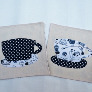 Textil pohár alátét , Otthon & Életmód, Konyhafelszerelés, tálalás, Tálalás, Tányér- és poháralátét, Varrás, MESKA