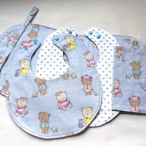 Babalátogató ajándékcsomag - Szürke kis mackók , Játék & Sport, Babalátogató ajándékcsomag, Varrás, MESKA