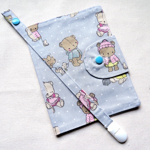 Babalátogató ajándékcsomag - Szürke kis mackók  - játék & sport - babalátogató ajándékcsomag - Meska.hu