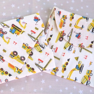 Újra szalvéta-tasak garnitúra - Munkagépes - Meska.hu