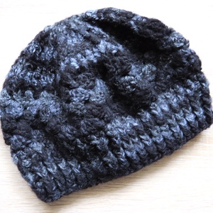 Női horgolt barett sapka  - ruha & divat - sál, sapka, kendő - sapka - Meska.hu