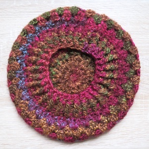 Női horgolt barett sapka  - ruha & divat - sál, sapka, kendő - sapka - Meska.hu