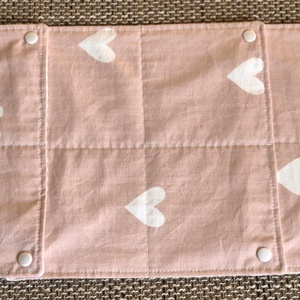 Szivecske mintás törlőkendő garnitúra - Meska.hu