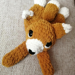 Horgolt róka - baba ölelő játék, Játék & Sport, Plüssállat & Játékfigura, Róka, Horgolás, MESKA