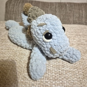 Horgolt bébi sárkány - baba ölelő játék - Meska.hu