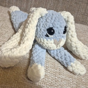 Horgolt nyuszi - baba ölelő játék - Meska.hu