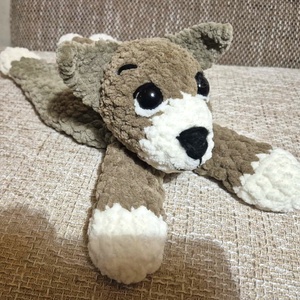 Horgolt kutya - baba ölelő játék, Játék & Sport, Plüssállat & Játékfigura, Kutya, Horgolás, MESKA