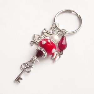 Piroska - kulcstartó pandora stílusban -  - Meska.hu