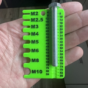 Csavar hossz és menetmérő sablon - Meska.hu