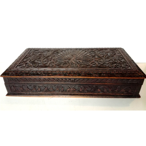 Antik, Jáva szigetérő származó faragott doboz - otthon & életmód - dekoráció - asztal és polc dekoráció - díszdoboz - Meska.hu