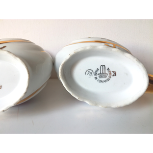 Antik Karlovy Vary gyógyvíz ivó porcelán bögre párban - otthon & életmód - konyhafelszerelés, tálalás - tálalás - bögre & csésze - Meska.hu