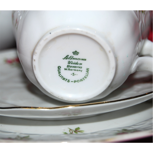 Vintage Seltmann Weiden Bavaria porcelán reggeliző készlet - otthon & életmód - konyhafelszerelés, tálalás - tálalás - teás- és kávés pohár, készlet - Meska.hu