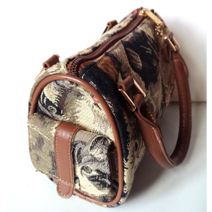 Cicás mintákkal készült kézitáska, retikül és táska szett - táska & tok - táska szett - Meska.hu