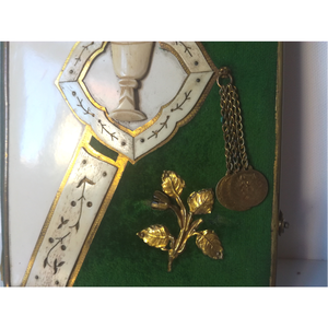 Antik gyönyörű keresztény énekeskönyv, imakönyv - otthon & életmód - vallás - kereszt - Meska.hu