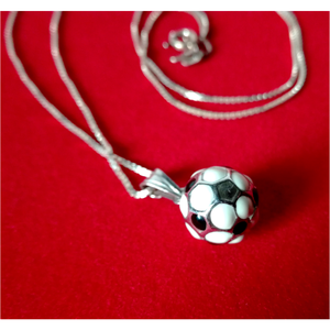Vintage 925-ös ezüst nyaklánc labda medállal - Meska.hu
