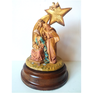 Zenélő forgó Betlehem - karácsony - karácsonyi lakásdekoráció - karácsonyi lakásdíszek - Meska.hu