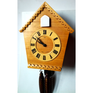 Szép kis vintage fa orosz kakukkos óra - otthon & életmód - dekoráció - fali és függő dekoráció - falióra & óra - Meska.hu