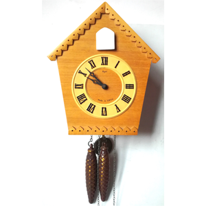 Szép kis vintage fa orosz kakukkos óra - otthon & életmód - dekoráció - fali és függő dekoráció - falióra & óra - Meska.hu
