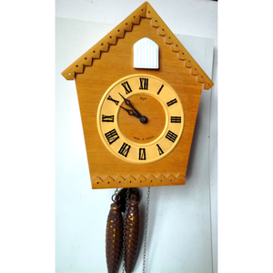 Szép kis vintage fa orosz kakukkos óra - otthon & életmód - dekoráció - fali és függő dekoráció - falióra & óra - Meska.hu