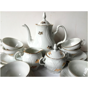 Cseh Bernadotte finomporcelán teáskészlet - otthon & életmód - konyhafelszerelés, tálalás - tálalás - teás- és kávés pohár, készlet - Meska.hu