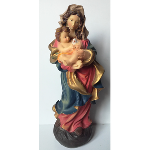 Vintage, Mária a gyermek Jézussal, szobor, Művészet, Szobor, Fa, Mindenmás, MESKA