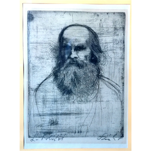Szász Endre rézkarc - művészet - grafika & illusztráció - művészi nyomat - Meska.hu