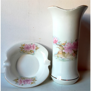 Gyönyörű Budapest porcelán hamutartó és váza - otthon & életmód - dekoráció - virágdísz és tartó - váza - Meska.hu