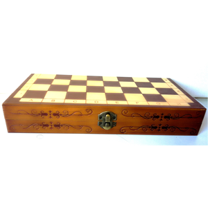 Vintage szépen faragott sakk készlet - játék & sport - készségfejlesztő és logikai játék - logikai játékok - Meska.hu