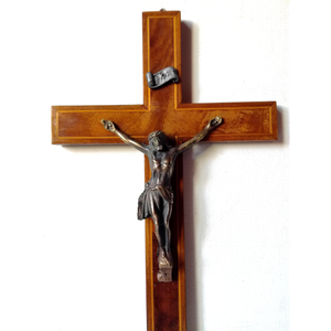 Csodaszép bronz Jézus feszület, Otthon & Életmód, Vallás, Kereszt, Famegmunkálás, Fémmegmunkálás, MESKA