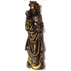 Nagyméretű Holdsarlós Madonna, bronzírozott szobor - művészet - más művészeti ág - Meska.hu
