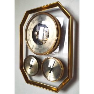 Vintage ritka Gischard barométer, időjárás állomás - otthon & életmód - dekoráció - dísztárgy - Meska.hu