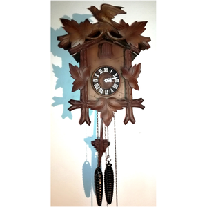 Nagyméretű faragott Schwarzwaldi kakukkos óra - otthon & életmód - dekoráció - fali és függő dekoráció - falióra & óra - Meska.hu